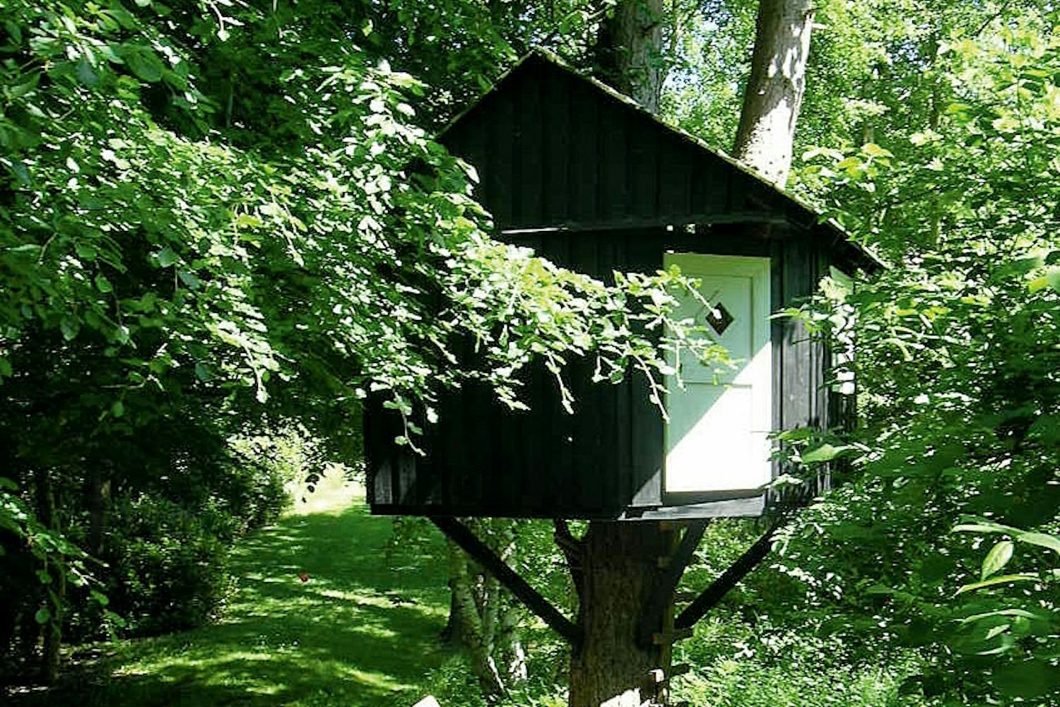 Puumaja on muksujen suosikki Puumajan rakentaminen